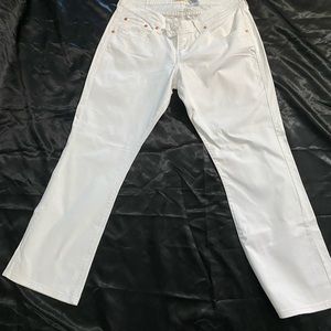 Size 16 white Levi jeans
